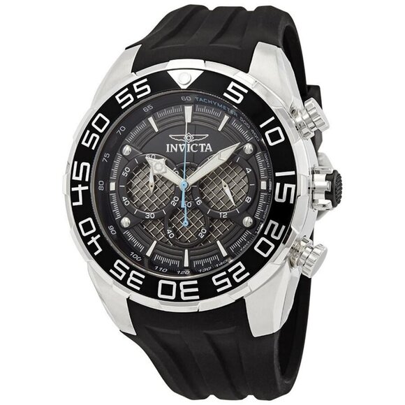 NWT Authentic Invicta Speedway Chronograph Black Dial Men's Watch - Picture 1 of 3